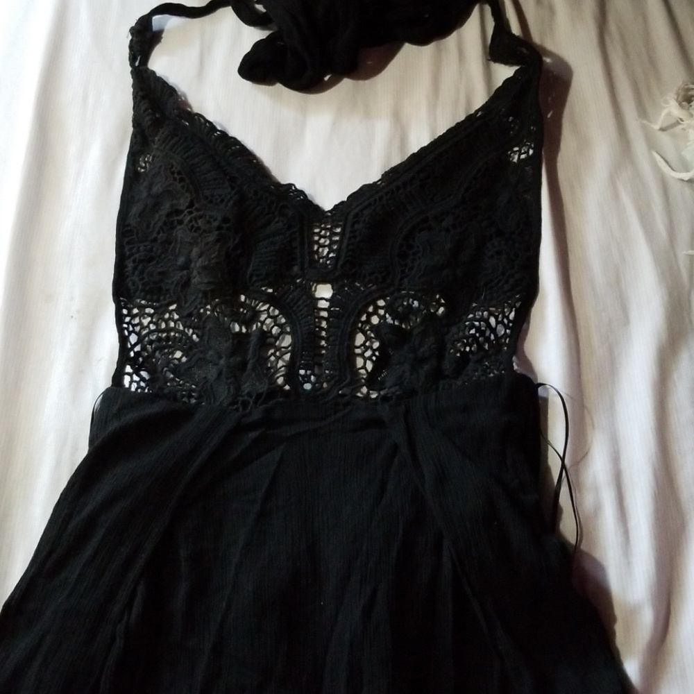 Long black dress